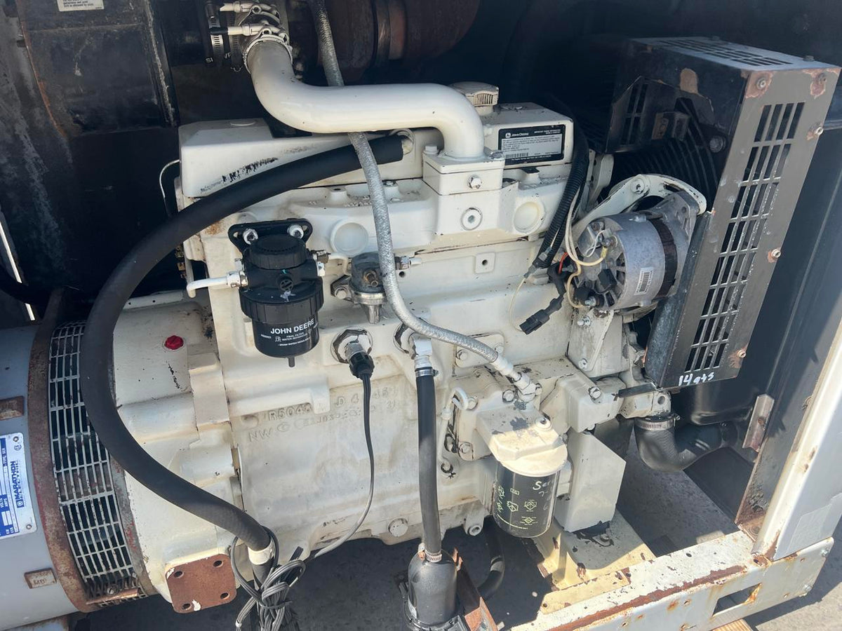 60 kW Marathon Generator, 4.5 Liter John Deere Engine, Year – 2003, 6381 Hours