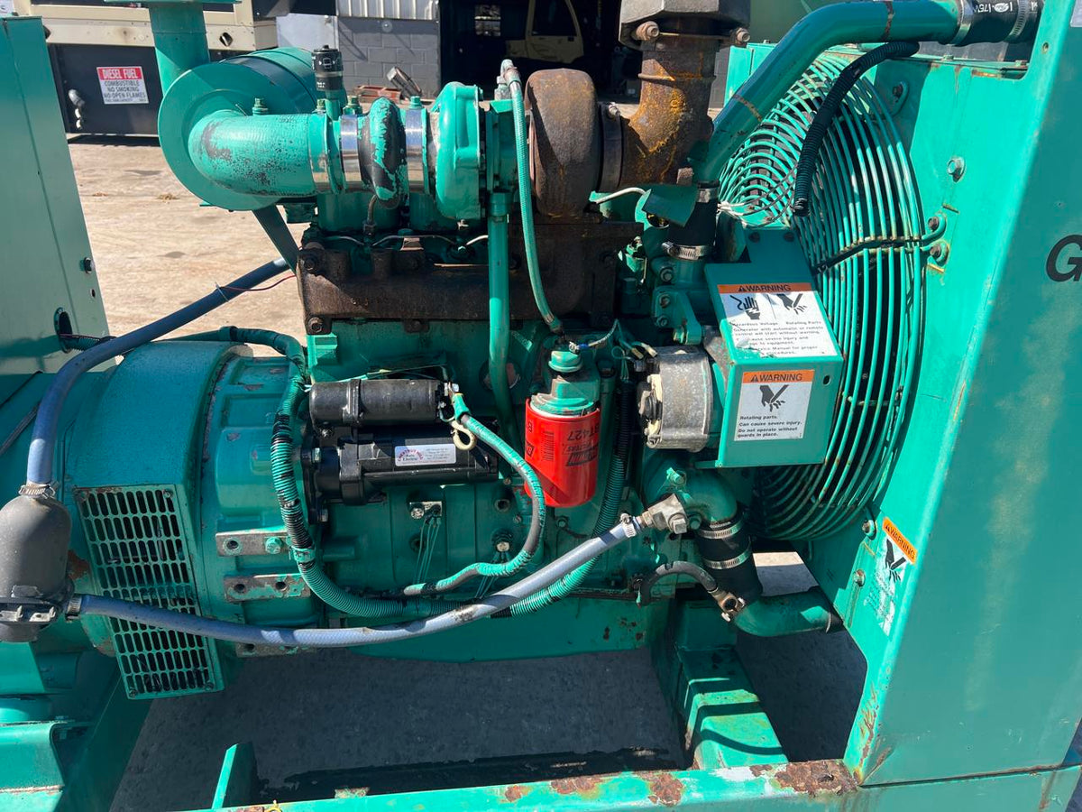 60 kW Cummins/Onan Genset, 4BT3.9 Liter Cummins Engine, Open Skid, Year – 1993, 5093 Hours