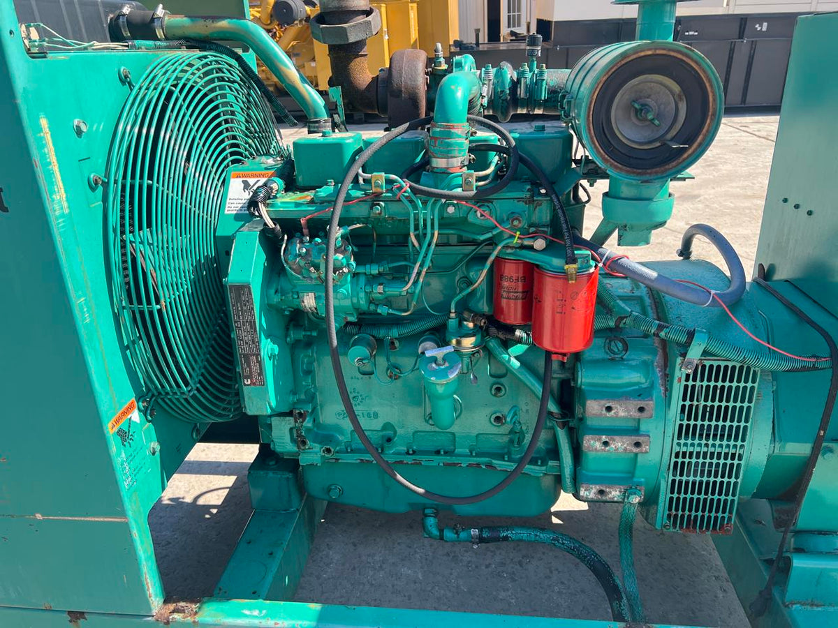 60 kW Cummins/Onan Genset, 4BT3.9 Liter Cummins Engine, Open Skid, Year – 1993, 5093 Hours