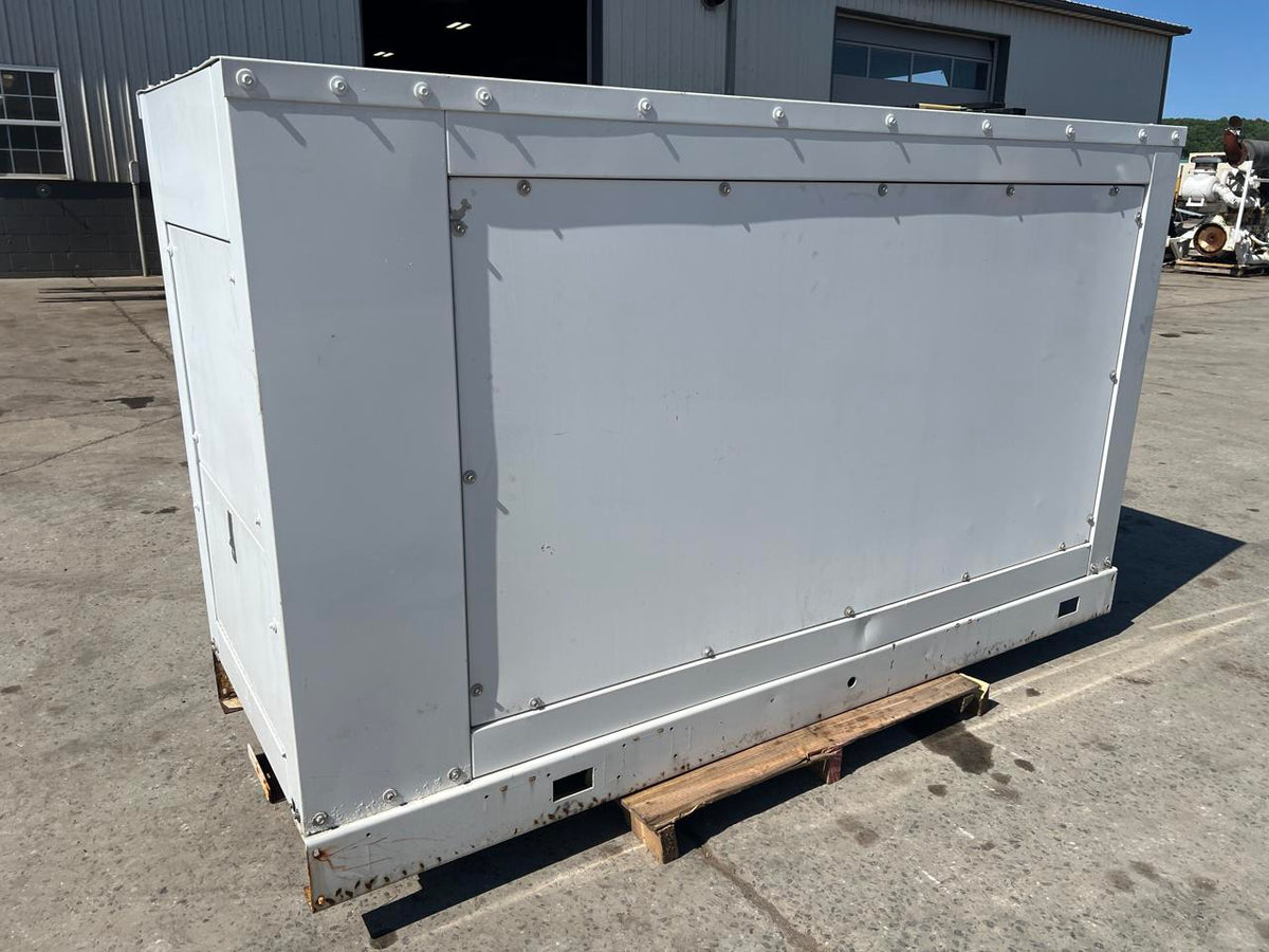 60 kW Kohler Generator, with Enclosure 4.5 Liter Mechancial John Deere Engine, Year – 2003, 2624 Hours