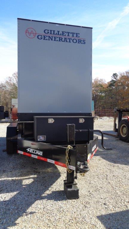 600 kW Gillette Portable Rental Grade Generator, Volvo Tier 4 Engine, Enclosed, Sound Attenuated on Board Fuel Tank