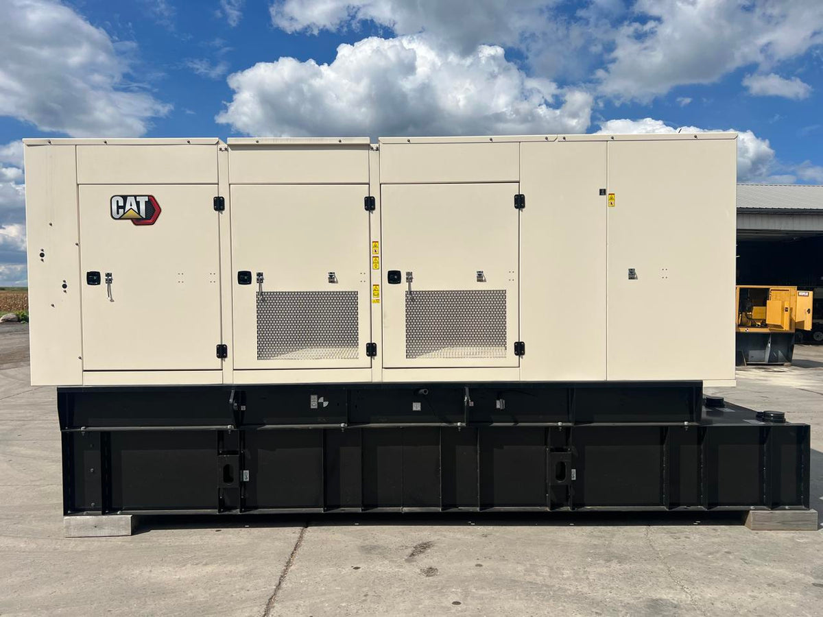 600 kW C 18 New Caterpillar Gen Set, Sound Attenuated with Enclosure and Base Fuel Tank, Year – 2024, Full CAT Warranty