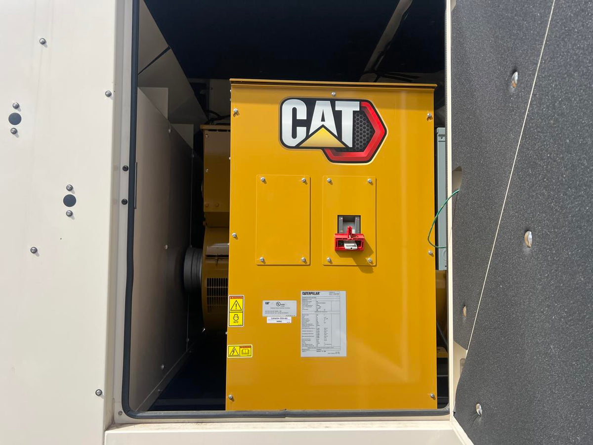 600 kW C 18 New Caterpillar Gen Set, Sound Attenuated with Enclosure and Base Fuel Tank, Year – 2024, Full CAT Warranty