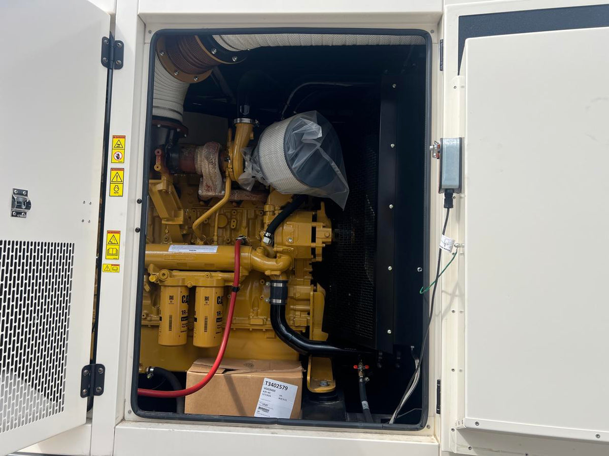 600 kW C 18 New Caterpillar Gen Set, Sound Attenuated with Enclosure and Base Fuel Tank, Year – 2024, Full CAT Warranty
