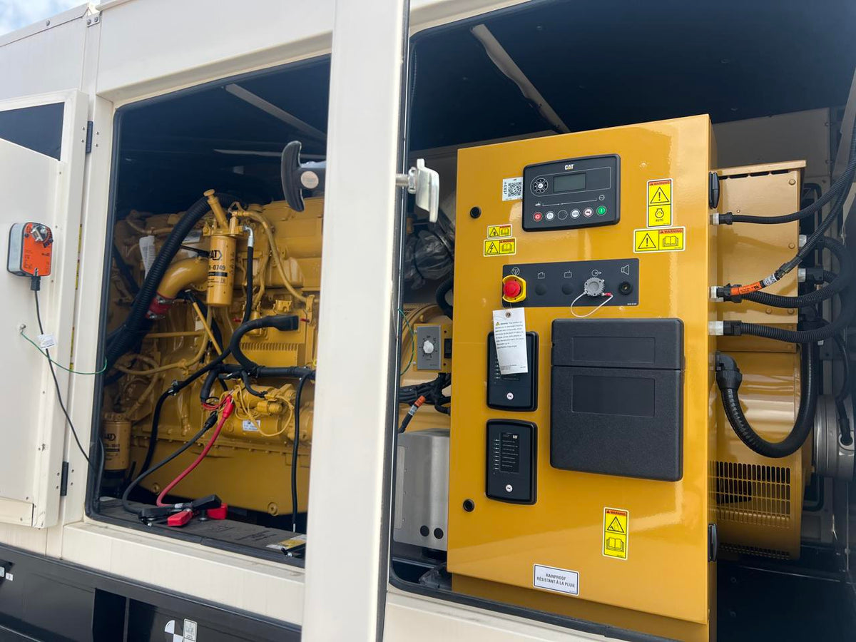 600 kW C 18 New Caterpillar Gen Set, Sound Attenuated with Enclosure and Base Fuel Tank, Year – 2024, Full CAT Warranty