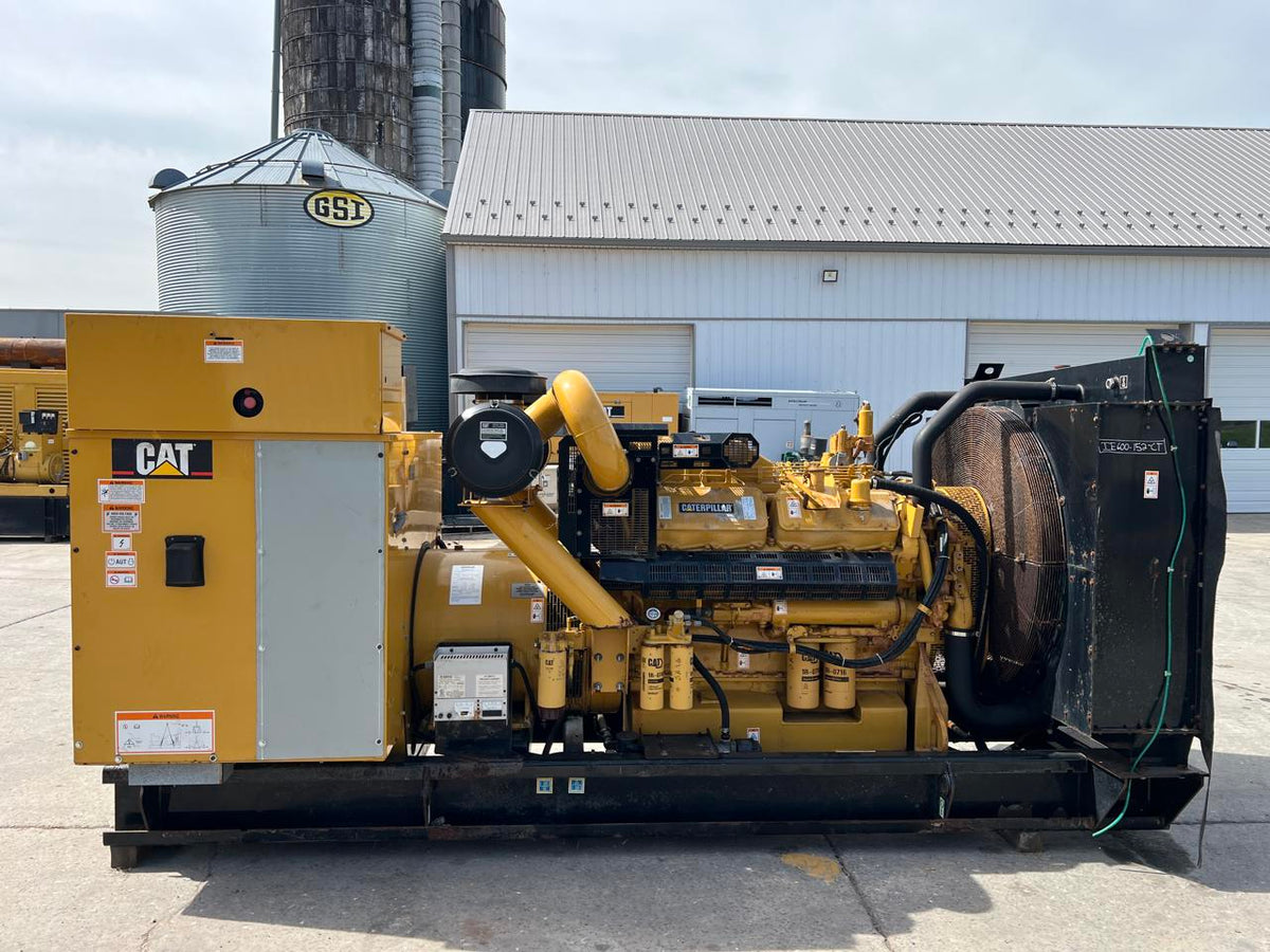 600 kW CAT GenSet, Openskid, 3412 Diesel Engiine, Year – 2005, 1536 Hours