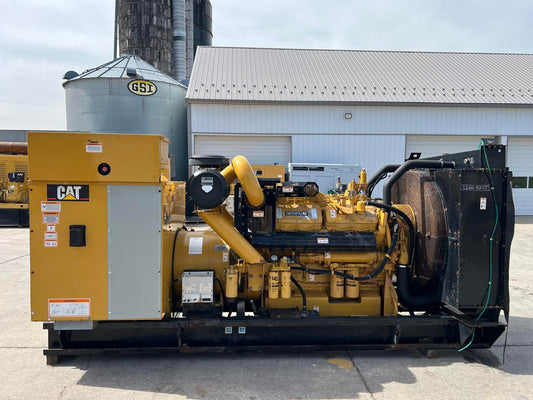 600 kW CAT GenSet, Openskid, 3412 Diesel Engiine, Year – 2005, 1536 Hours