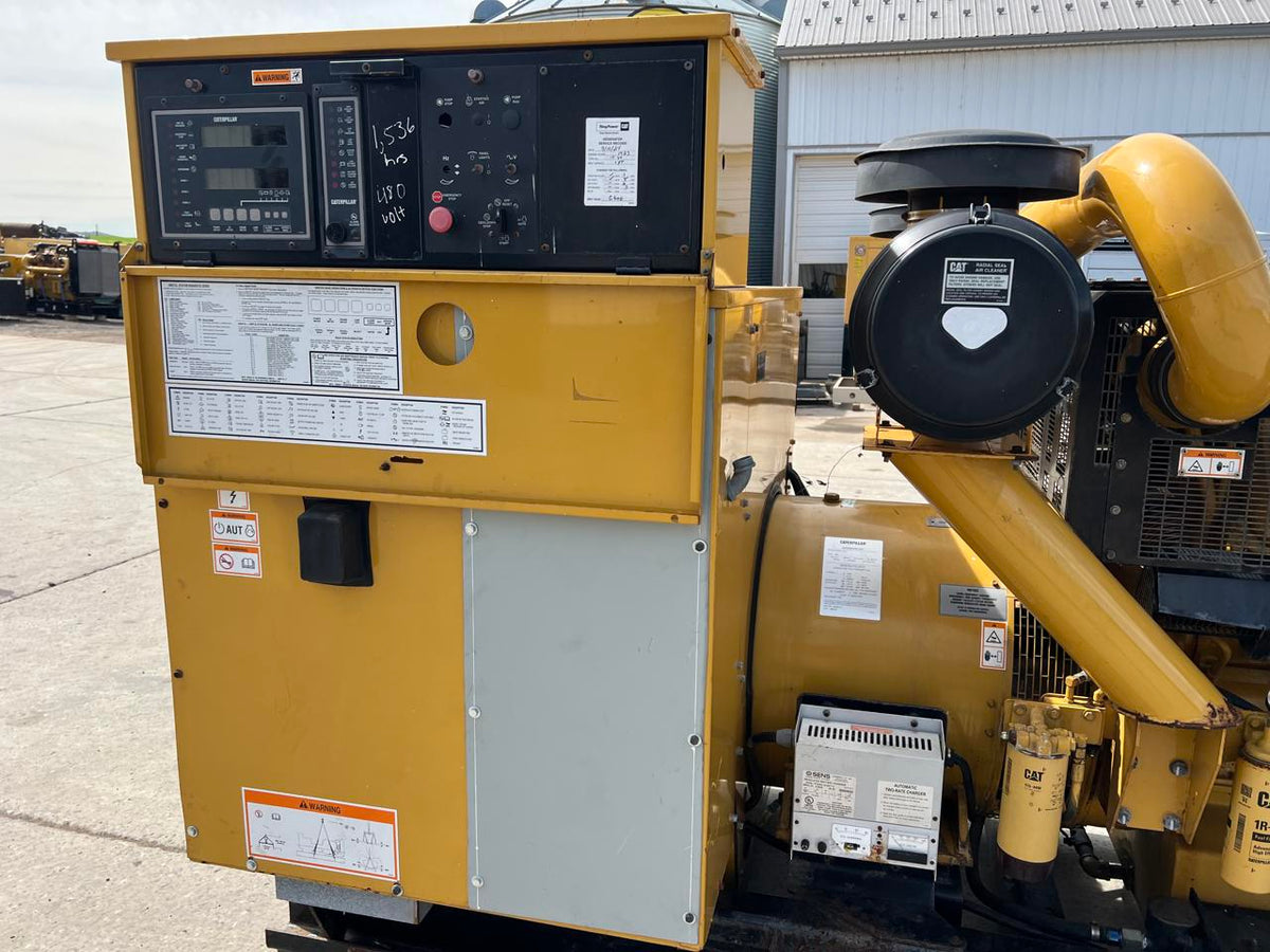 600 kW CAT GenSet, Openskid, 3412 Diesel Engiine, Year – 2005, 1536 Hours