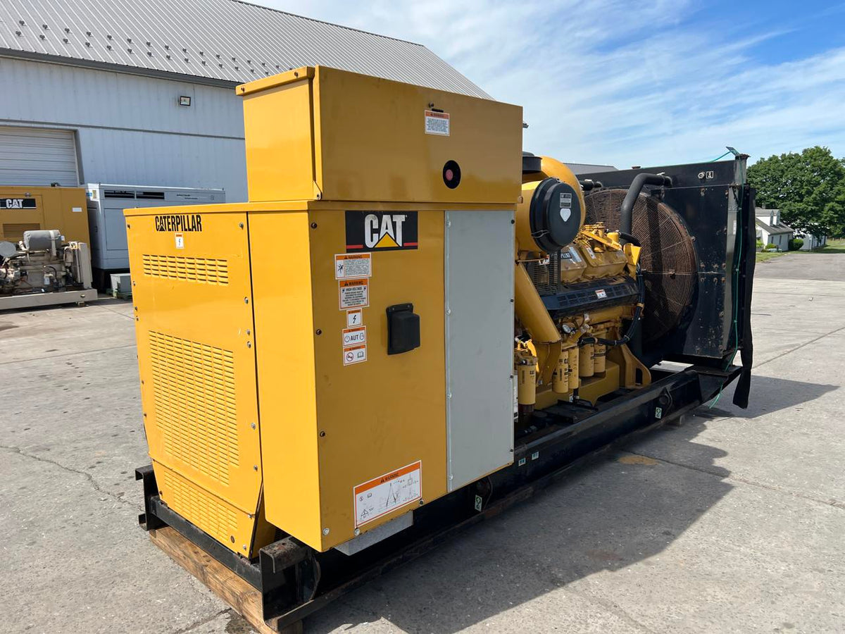 600 kW CAT GenSet, Openskid, 3412 Diesel Engiine, Year – 2005, 1536 Hours