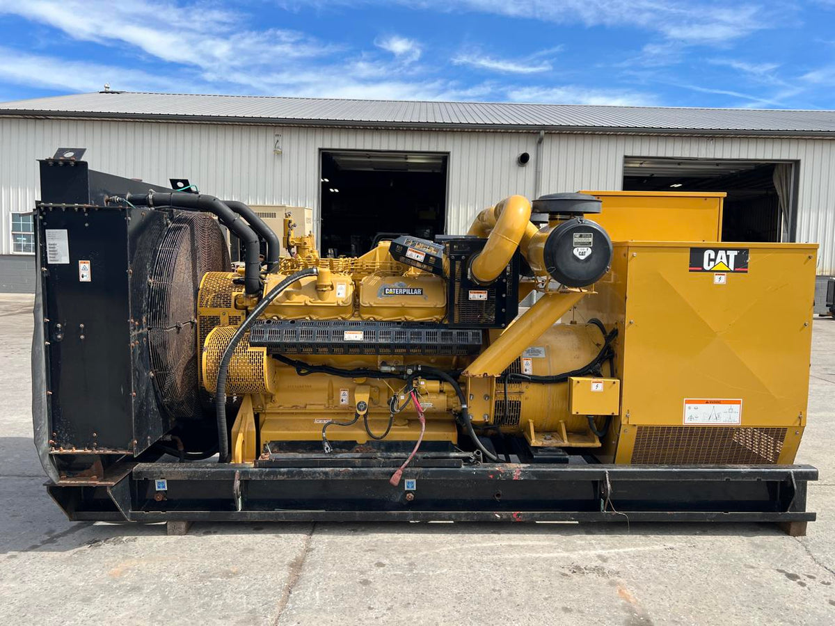 600 kW CAT GenSet, Openskid, 3412 Diesel Engiine, Year – 2005, 1536 Hours