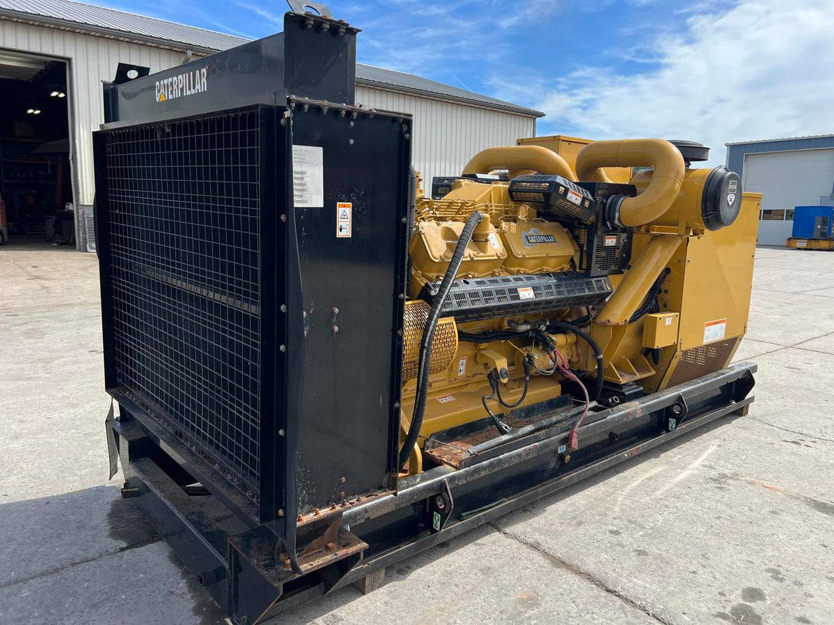 600 kW CAT GenSet, Openskid, 3412 Diesel Engiine, Year – 2005, 1536 Hours