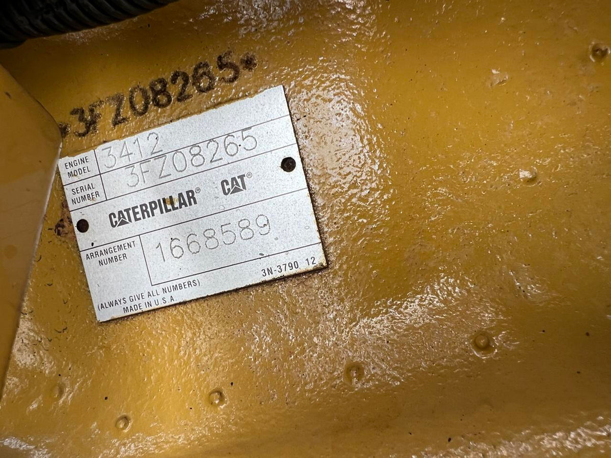 600 kW CAT GenSet, Openskid, 3412 Diesel Engiine, Year – 2005, 1536 Hours