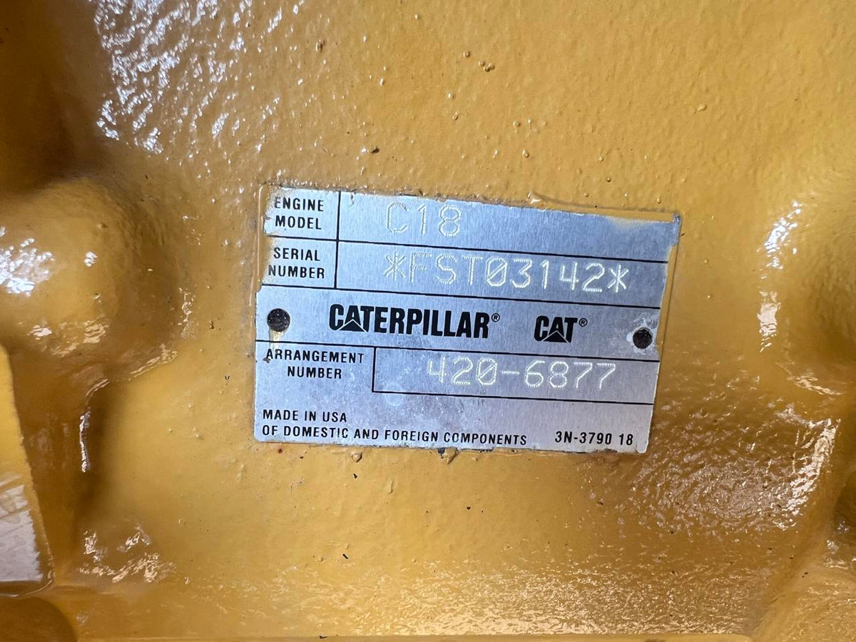 600 kW CAT New Surplus Gen Set with Sound Attenuated Enclosure Year 2023 DSLP1266