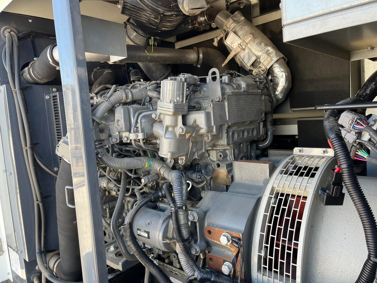 63 KVA Maxipower Trailer Mounted Generator Set, Sound Attenuated, Selectable, Rental Grade T4 Final