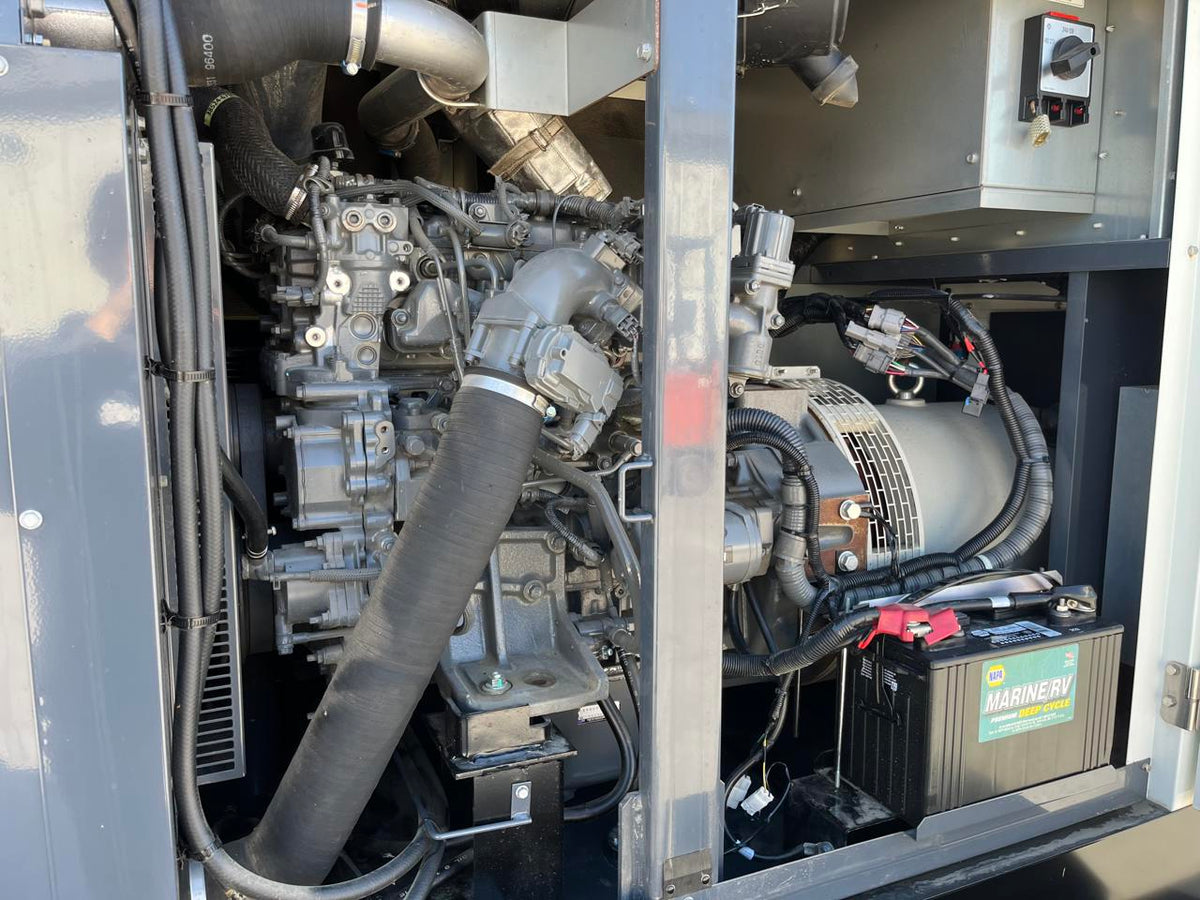 63 KVA Maxipower Trailer Mounted Generator Set, Sound Attenuated, Selectable, Rental Grade T4 Final