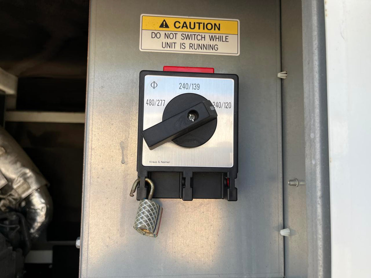 63 KVA Maxipower Trailer Mounted Generator Set, Sound Attenuated, Selectable, Rental Grade T4 Final