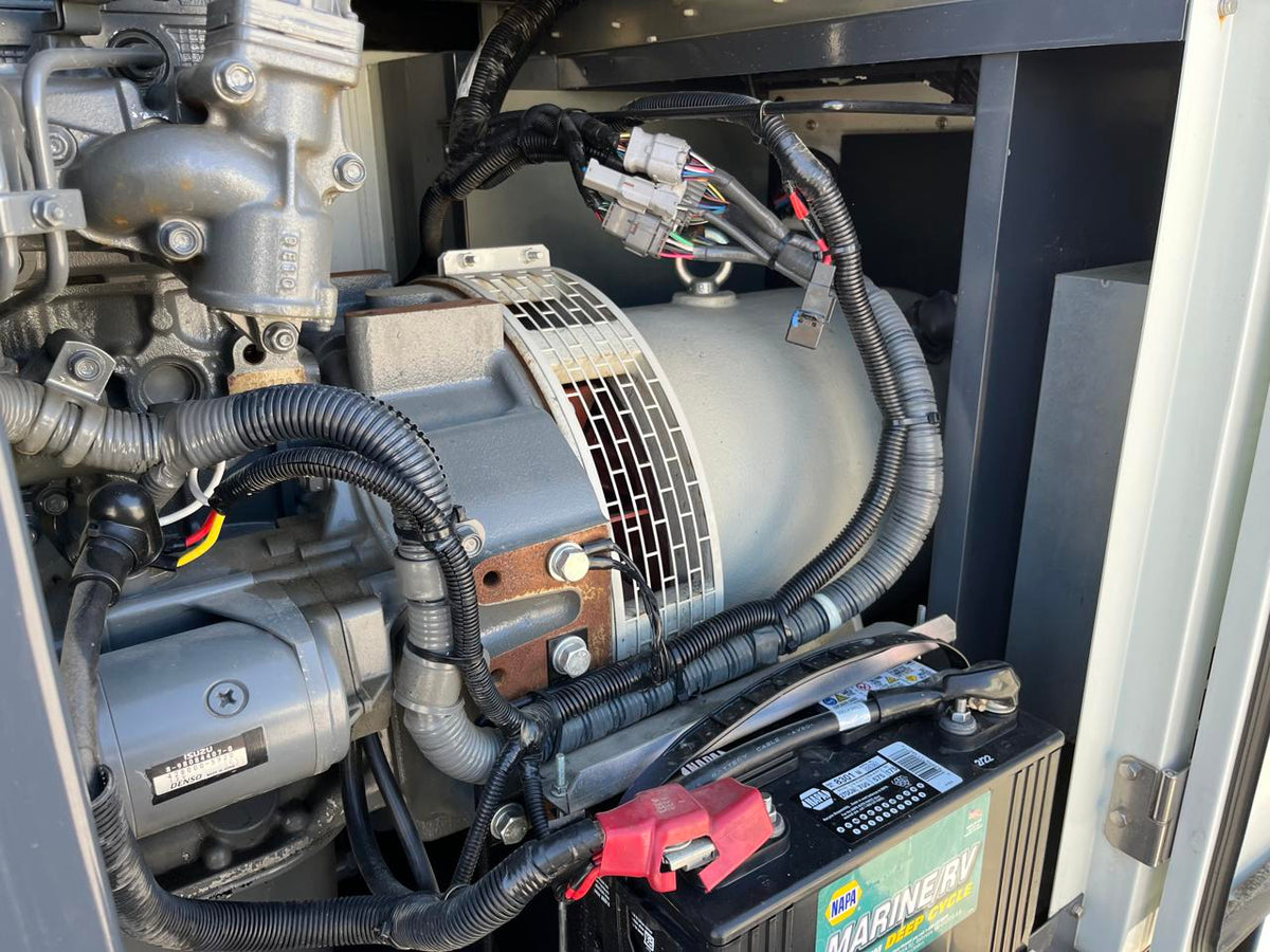 63 KVA Maxipower Trailer Mounted Generator Set, Sound Attenuated, Selectable, Rental Grade T4 Final