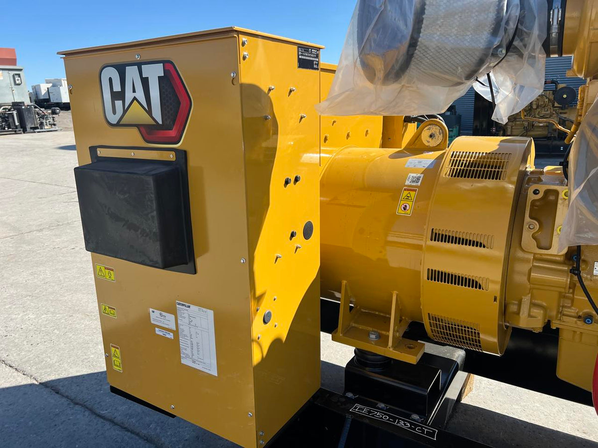 750 kW C18 CAT GenSet, with new factory warranty, Year – 2023, Open Skid