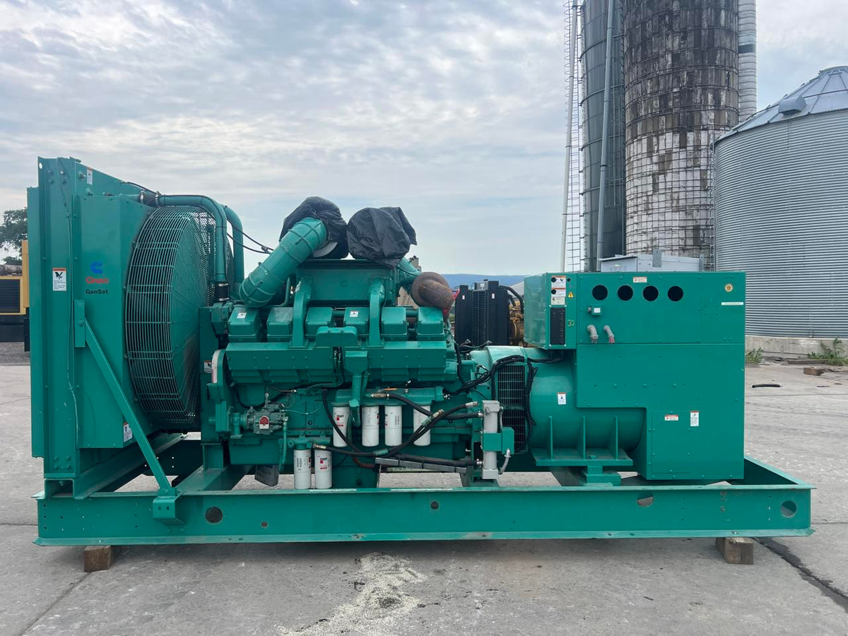 750 kW Cummins/Onan GenSet, KTA38 Liter Engine, Year – 1995, 1315 Hours