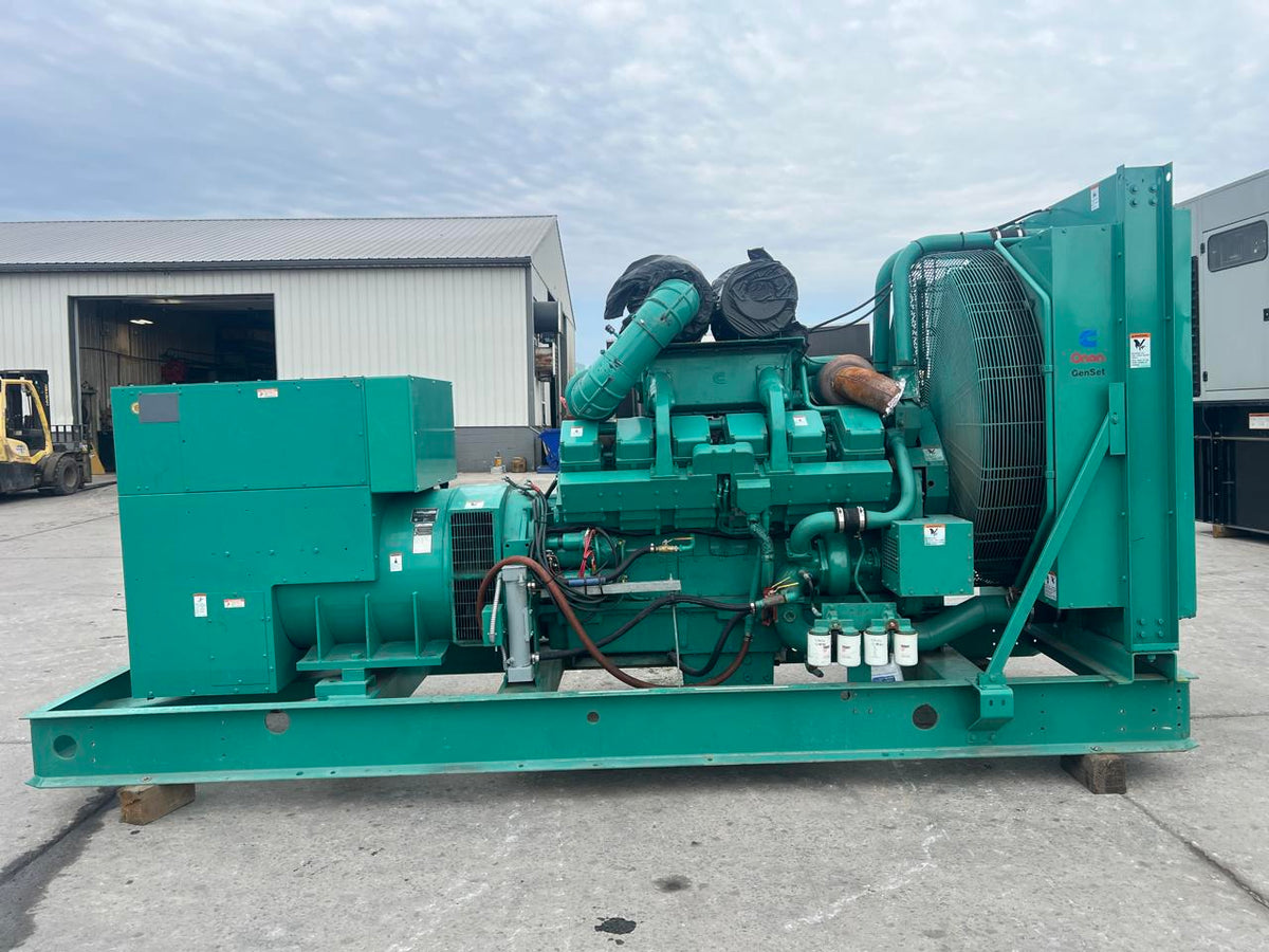 750 kW Cummins/Onan GenSet, KTA38 Liter Engine, Year – 1995, 1315 Hours
