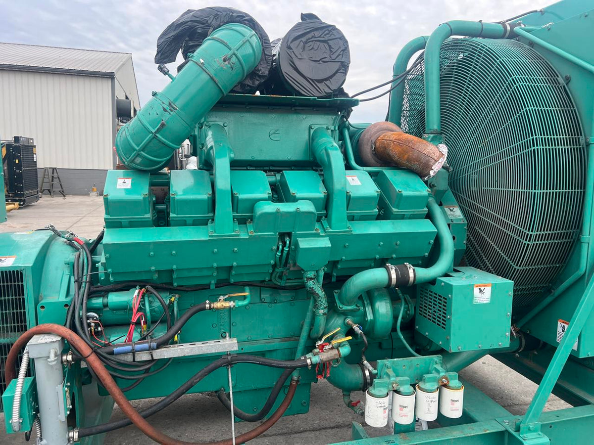 750 kW Cummins/Onan GenSet, KTA38 Liter Engine, Year – 1995, 1315 Hours