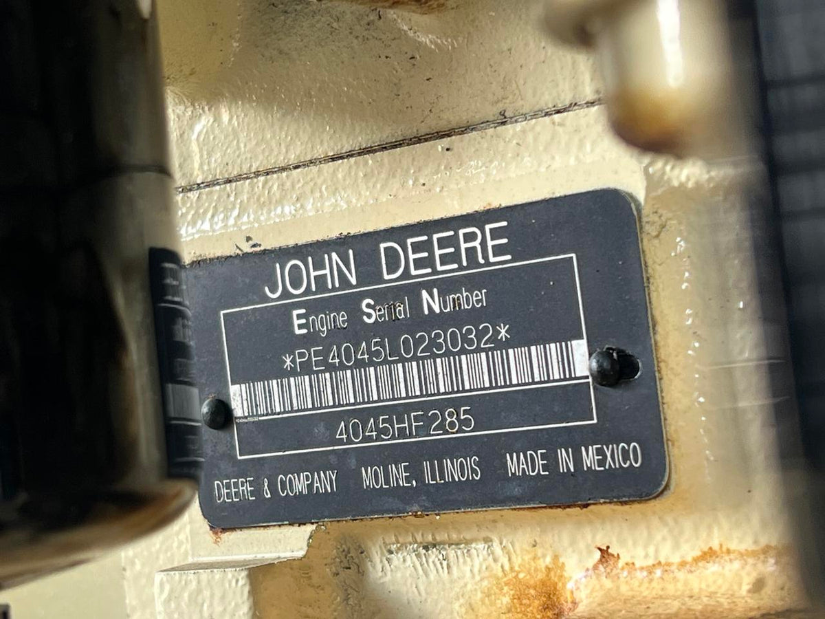 80 kW Kohler Generator, with Sound Enclosure and Base Fuel Tank 4.5L John Deere Engine, Year – 2007, 643 Hours, US EPA Tier 3 Pre Emissions Engine
