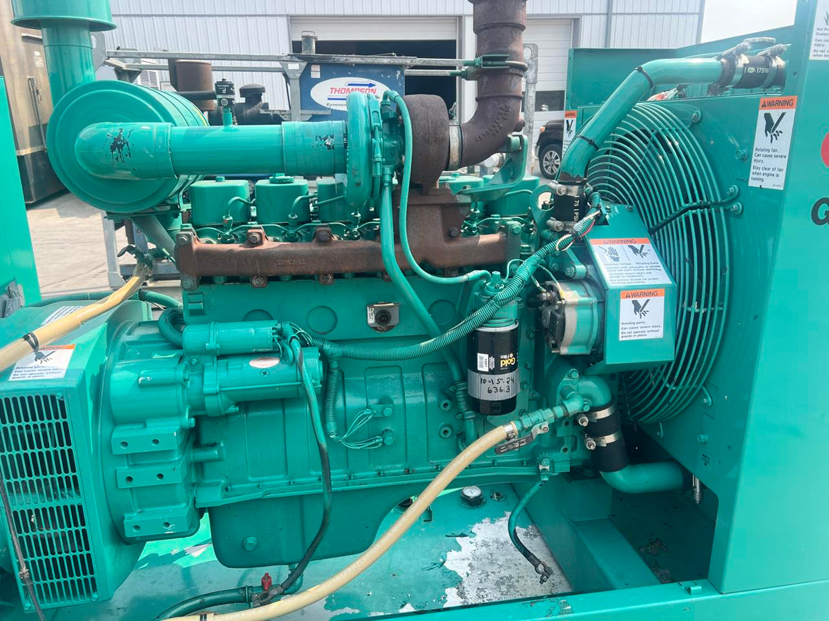 80 kW Cummins/Onan Generator, 5.9 Liter Cummins Engine, Open Skid, Year – 1995, 668 Hours