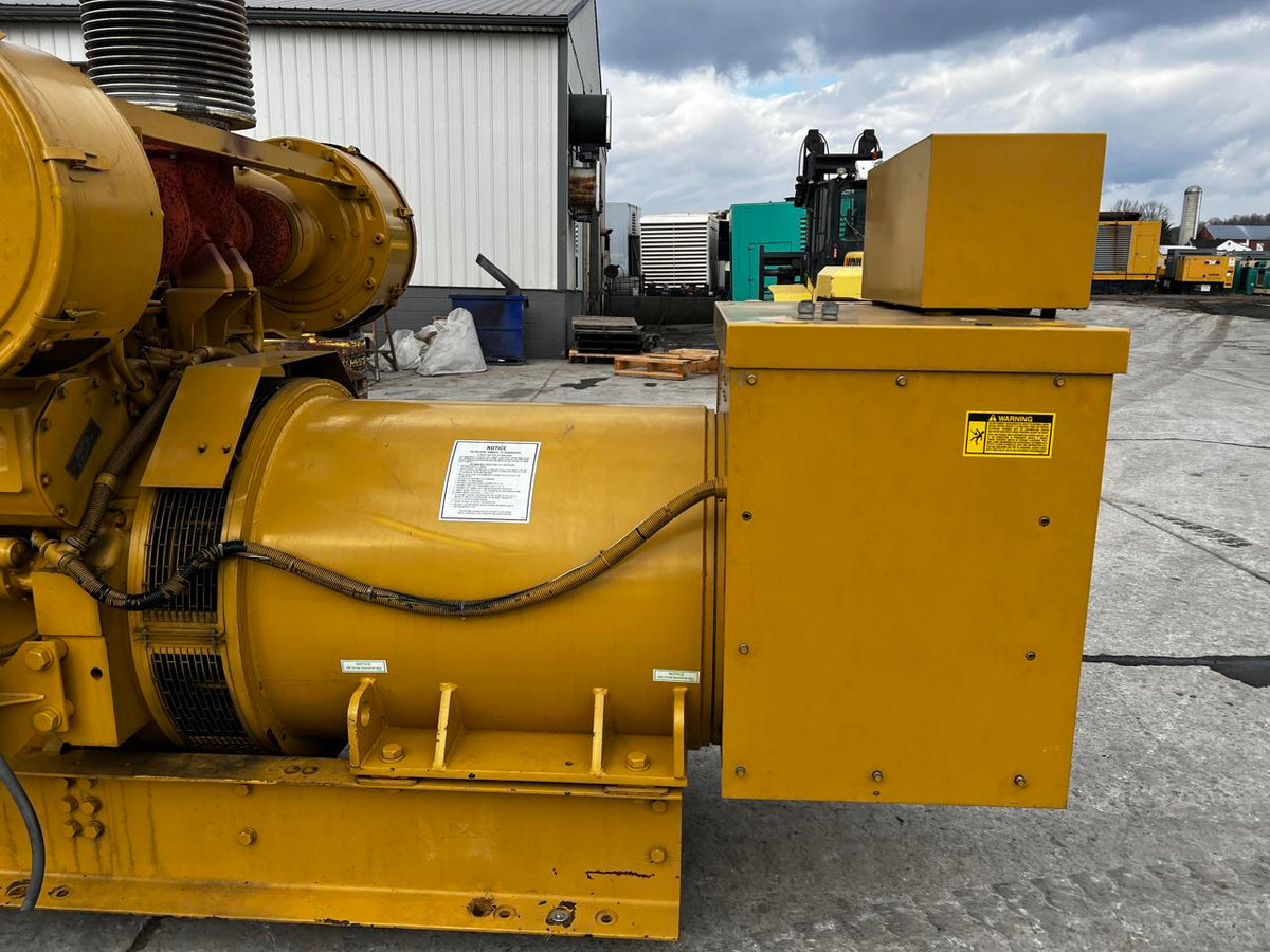 900 kW Caterpillar 3508 Gen Set, Open Skid, 1163 Hours, Diesel, With Breaker, Year – 1995
