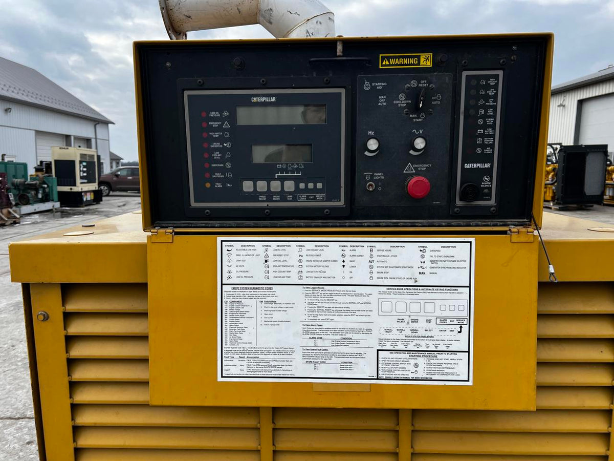 900 kW Caterpillar 3508 Gen Set, Open Skid, 1163 Hours, Diesel, With Breaker, Year – 1995