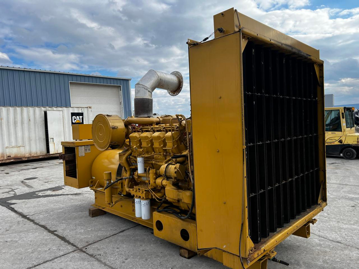 900 kW Caterpillar 3508 Gen Set, Open Skid, 1163 Hours, Diesel, With Breaker, Year – 1995