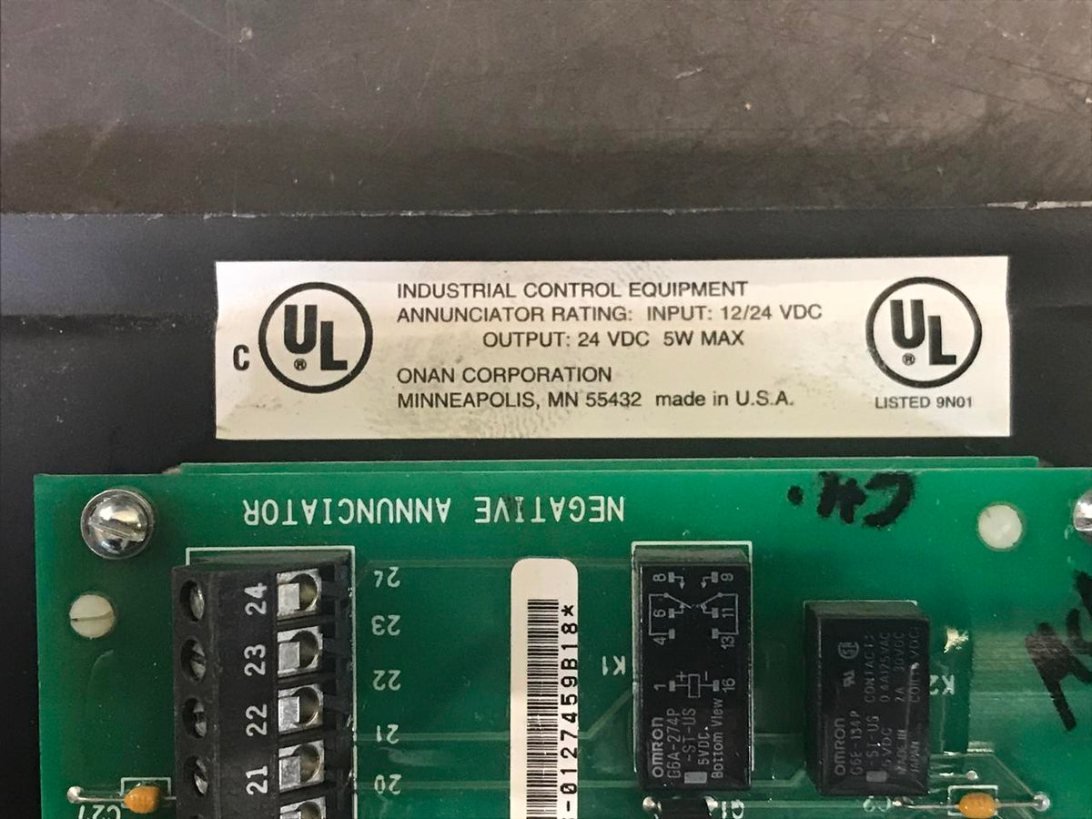 Used Cummins Onan Remote Annunciator for Generator Monitoring
