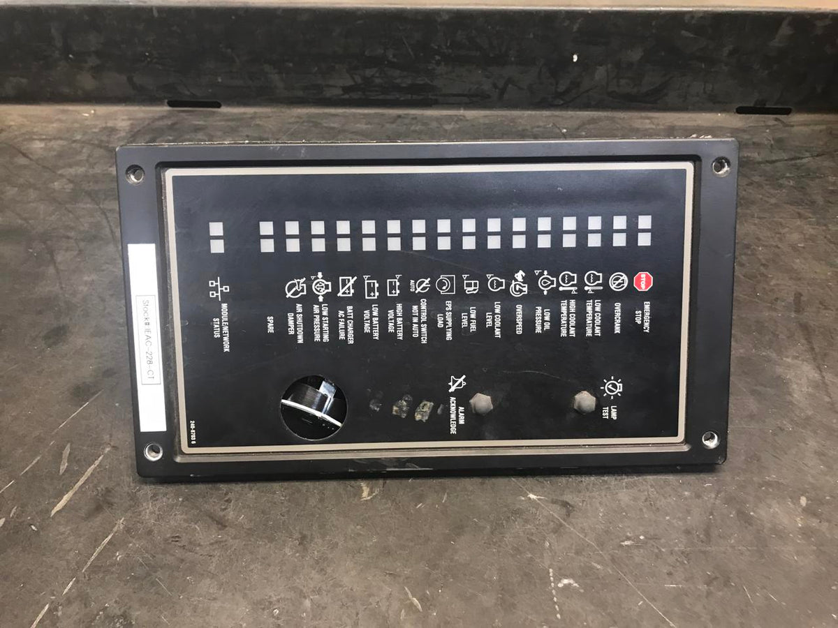 Used CAT Remote Annunciator for Generator Monitoring, Year 2006