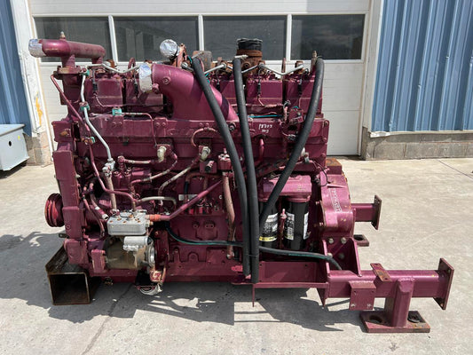 QSK 19 Cummins Engine Year 2010 13803 Hour Running Takeout of Pump Unit DSLP1278