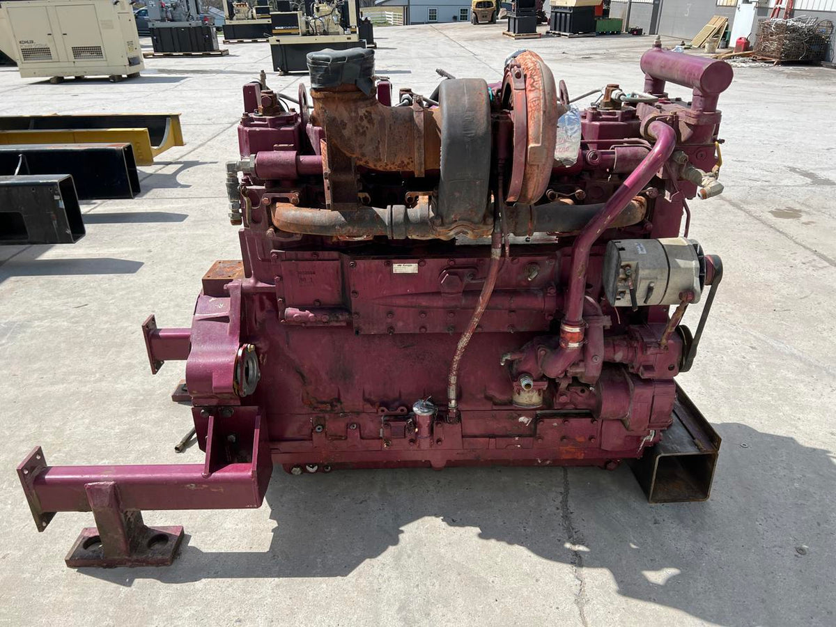 QSK 19 Cummins Engine Year 2010 13803 Hour Running Takeout of Pump Unit DSLP1278