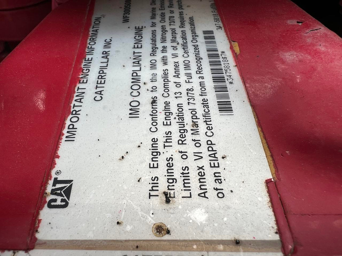 3512C CAT Industrial Engine Frack Spec 2250 HP @ 1900 RPM Year 2015 DSLP1279