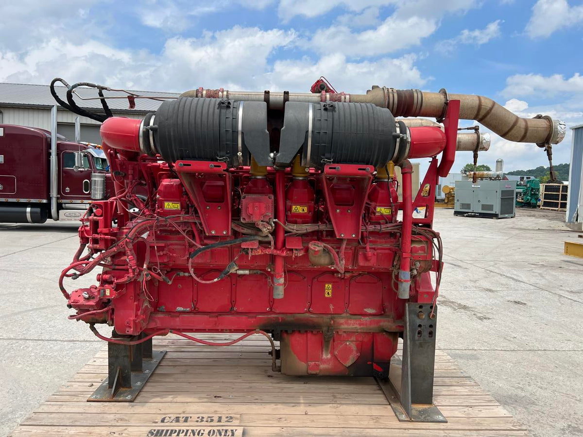 3512C CAT Industrial Engine Frack Spec 2250 HP @ 1900 RPM Year 2015 DSLP1279