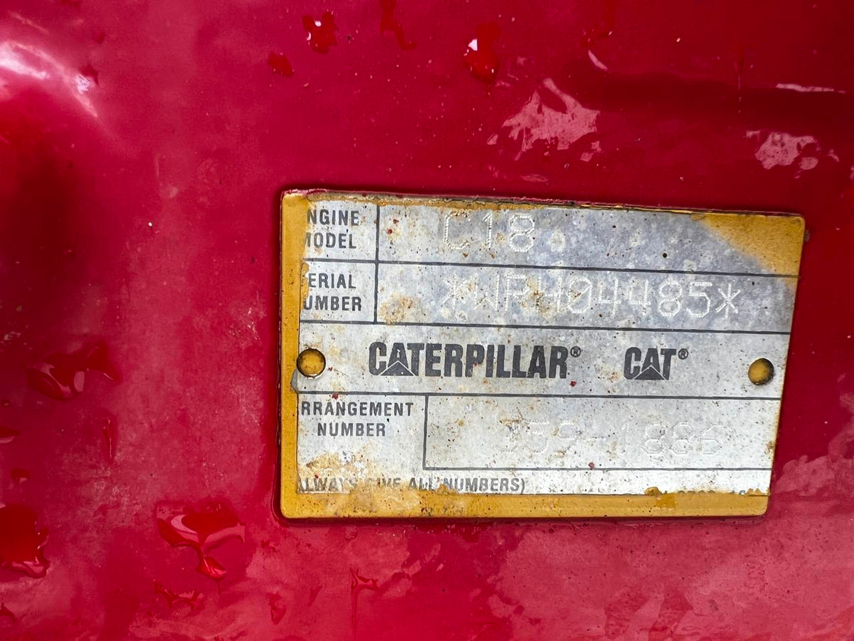 C18 CAT Diesel Engine Industrial 800 HP @ 2100 RPM 3497 Hours US EPA Tier 3 Non Emissions Exchanged with Good Core DSLP1285