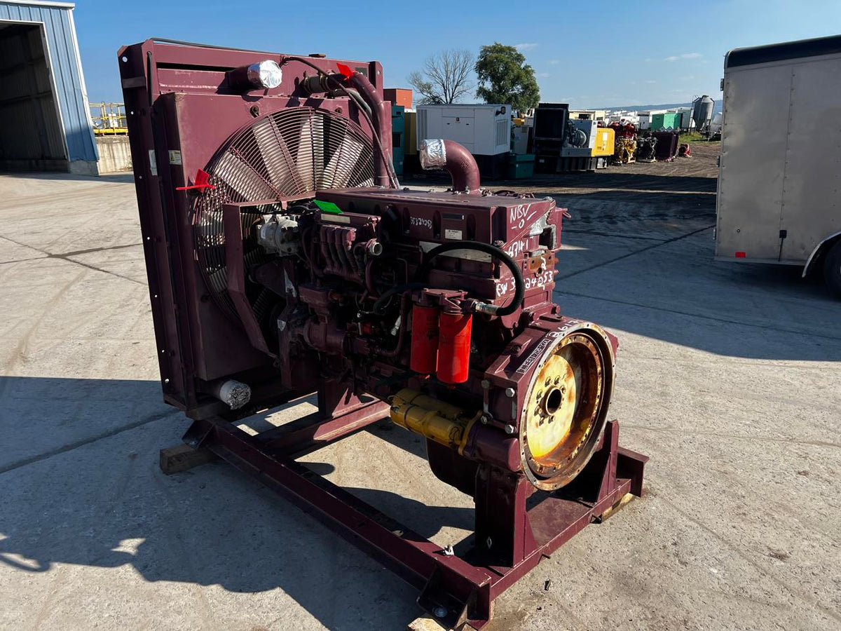 QSM11 Cummins Industrial with Radiator, 375 HP, Year 2014, US EPA Tier 3, Pre Emmisions Engine
