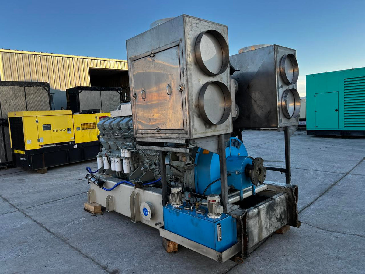 S16R Mitsubishi Diesel Engine with less than 500 hours since New.  Taken out of a data center Backup Generator US EPA Tier 2 Pre Emissions Year  2014 DSLP1290