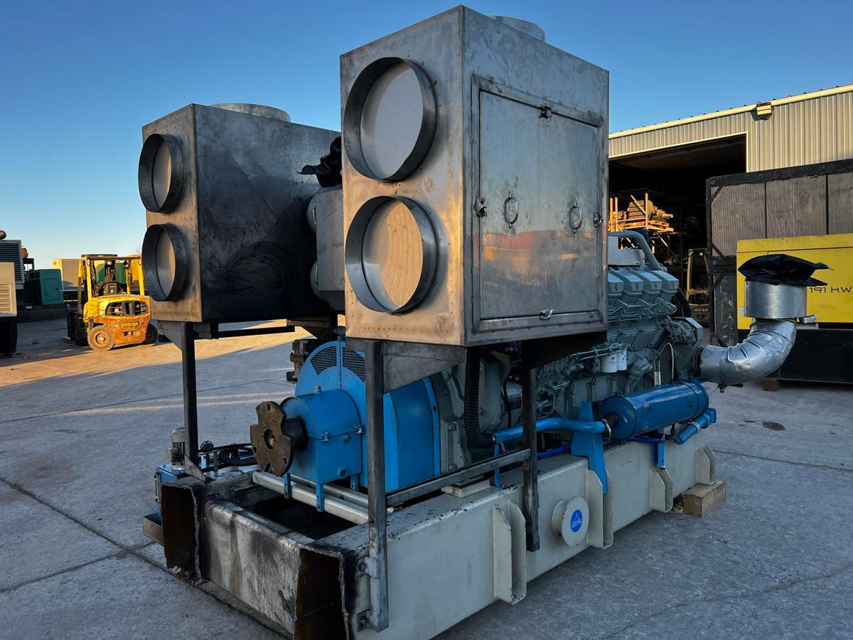 S16R Mitsubishi Diesel Engine with less than 500 hours since New.  Taken out of a data center Backup Generator US EPA Tier 2 Pre Emissions Year  2014 DSLP1290