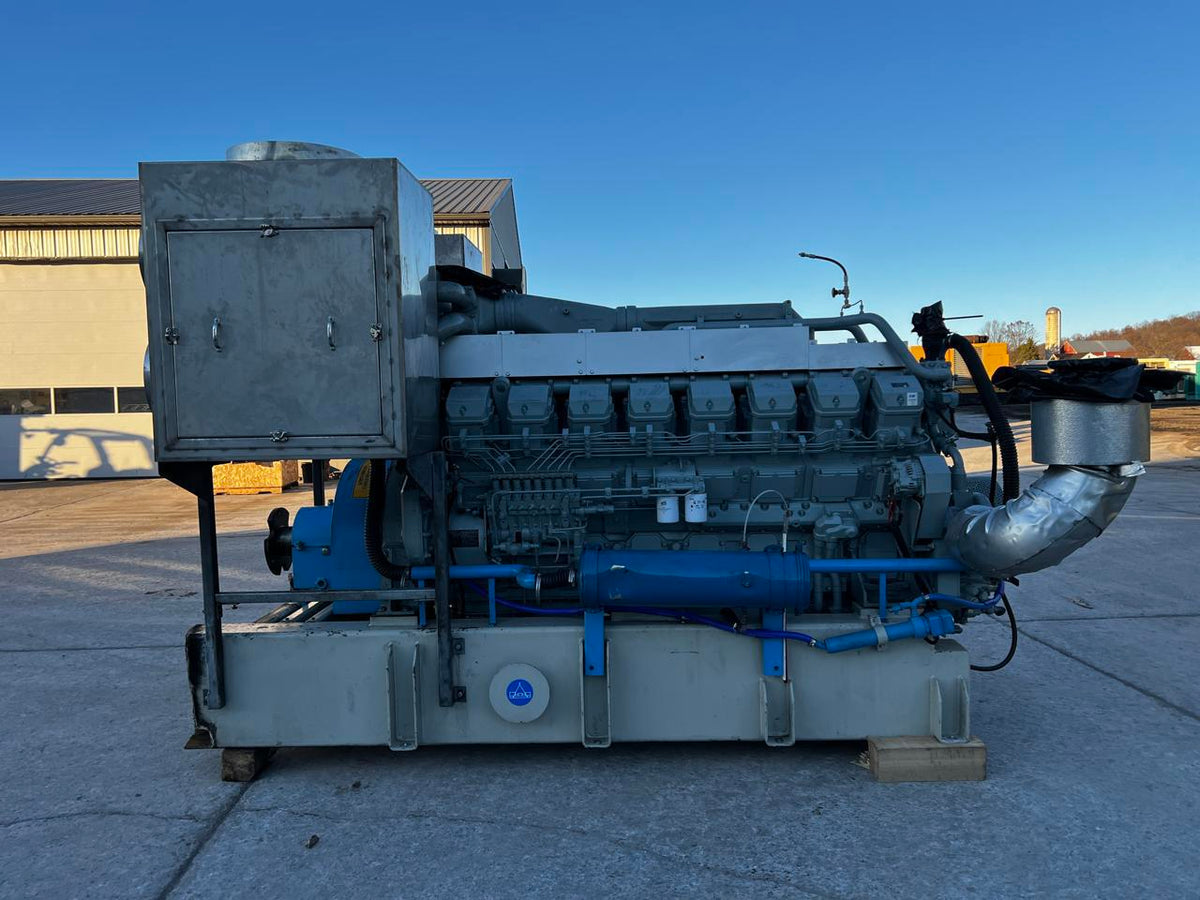 S16R Mitsubishi Diesel Engine with less than 500 hours since New.  Taken out of a data center Backup Generator US EPA Tier 2 Pre Emissions Year  2014 DSLP1290