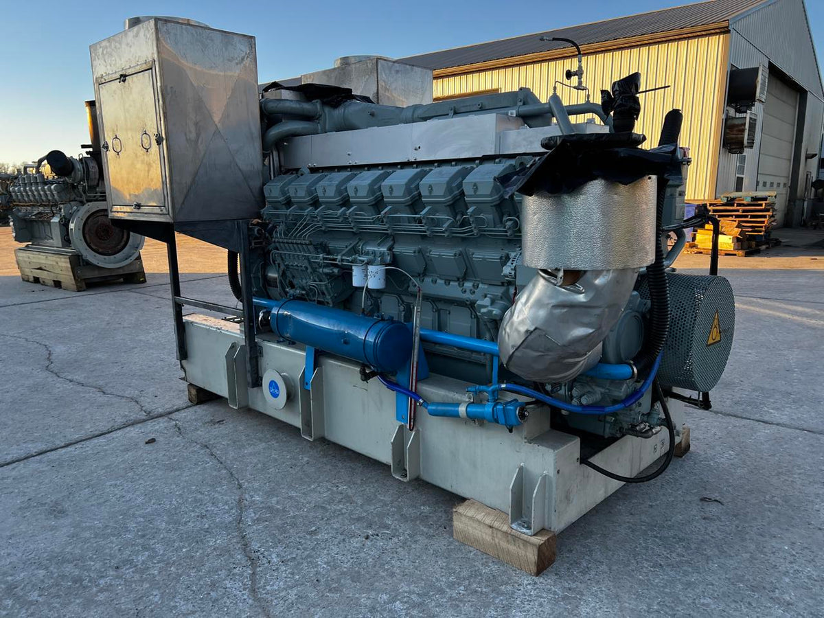 S16R Mitsubishi Diesel Engine with less than 500 hours since New.  Taken out of a data center Backup Generator US EPA Tier 2 Pre Emissions Year  2014 DSLP1290