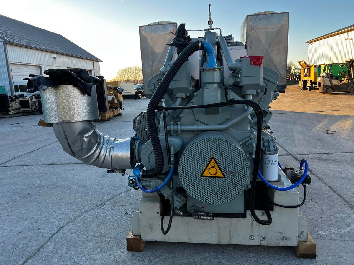 S16R Mitsubishi Diesel Engine with less than 500 hours since New.  Taken out of a data center Backup Generator US EPA Tier 2 Pre Emissions Year  2014 DSLP1290