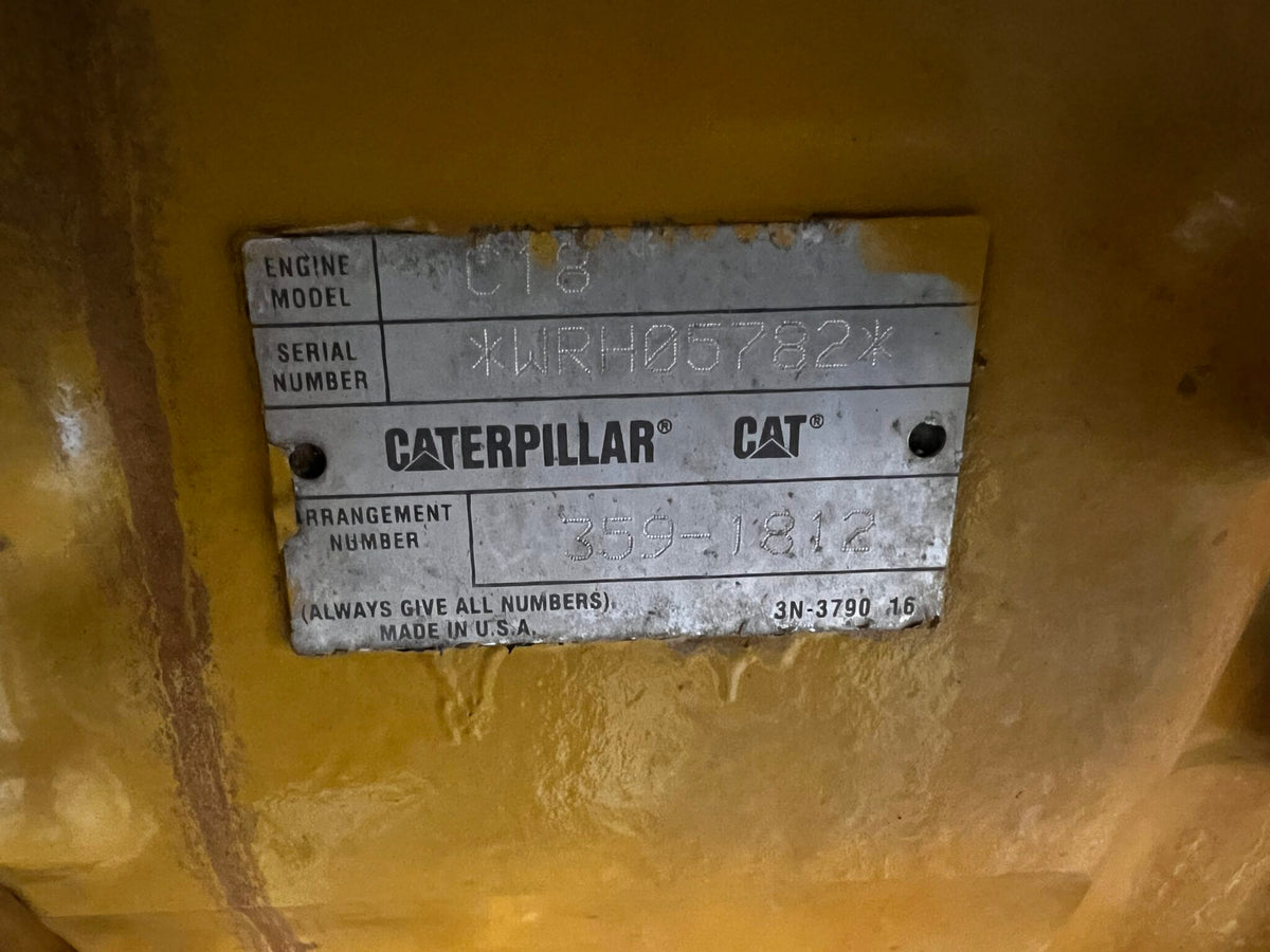 C18 CAT Industrial Engine 630 HP Engine Year 2014 DSLP1292