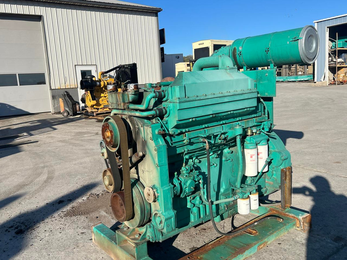 KTA19GS Industrial Generator Engine 750 Hours since new 685 HP @ 1800 RPM DSLP1293