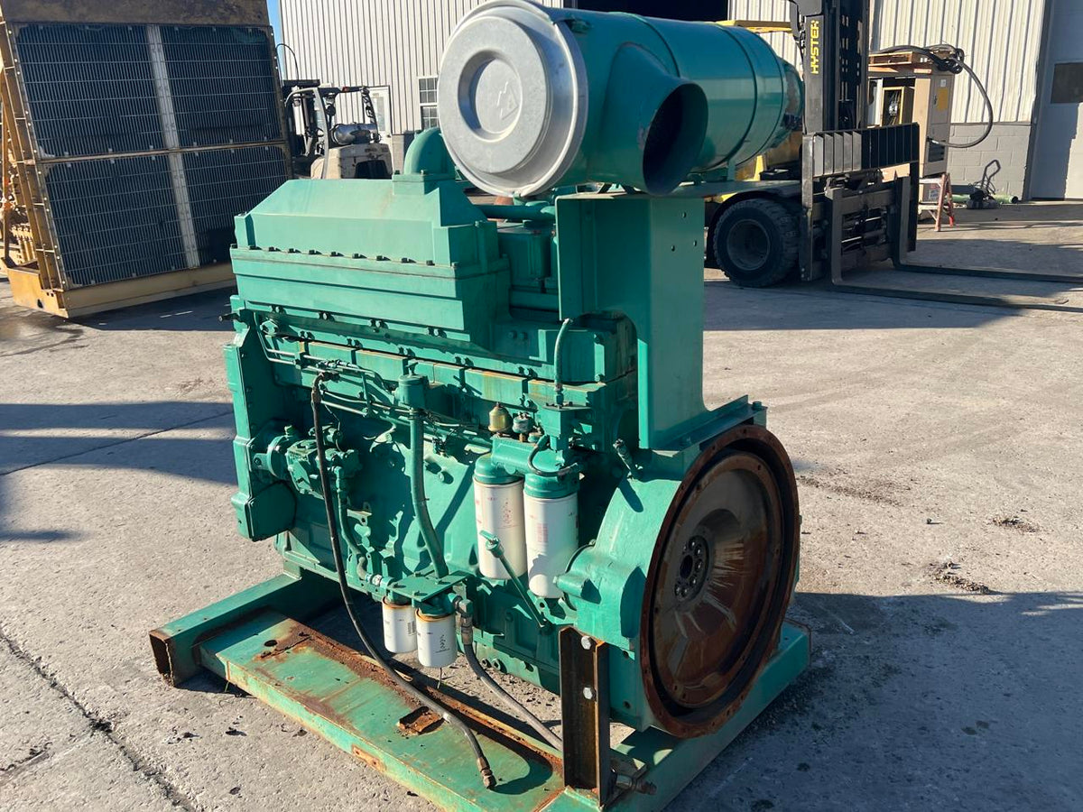KTA19GS Industrial Generator Engine 750 Hours since new 685 HP @ 1800 RPM DSLP1293