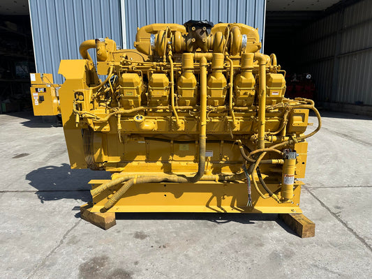 3512B CAT Industrial Engine Take Out of Genset 750 Hours since new DSLP1296