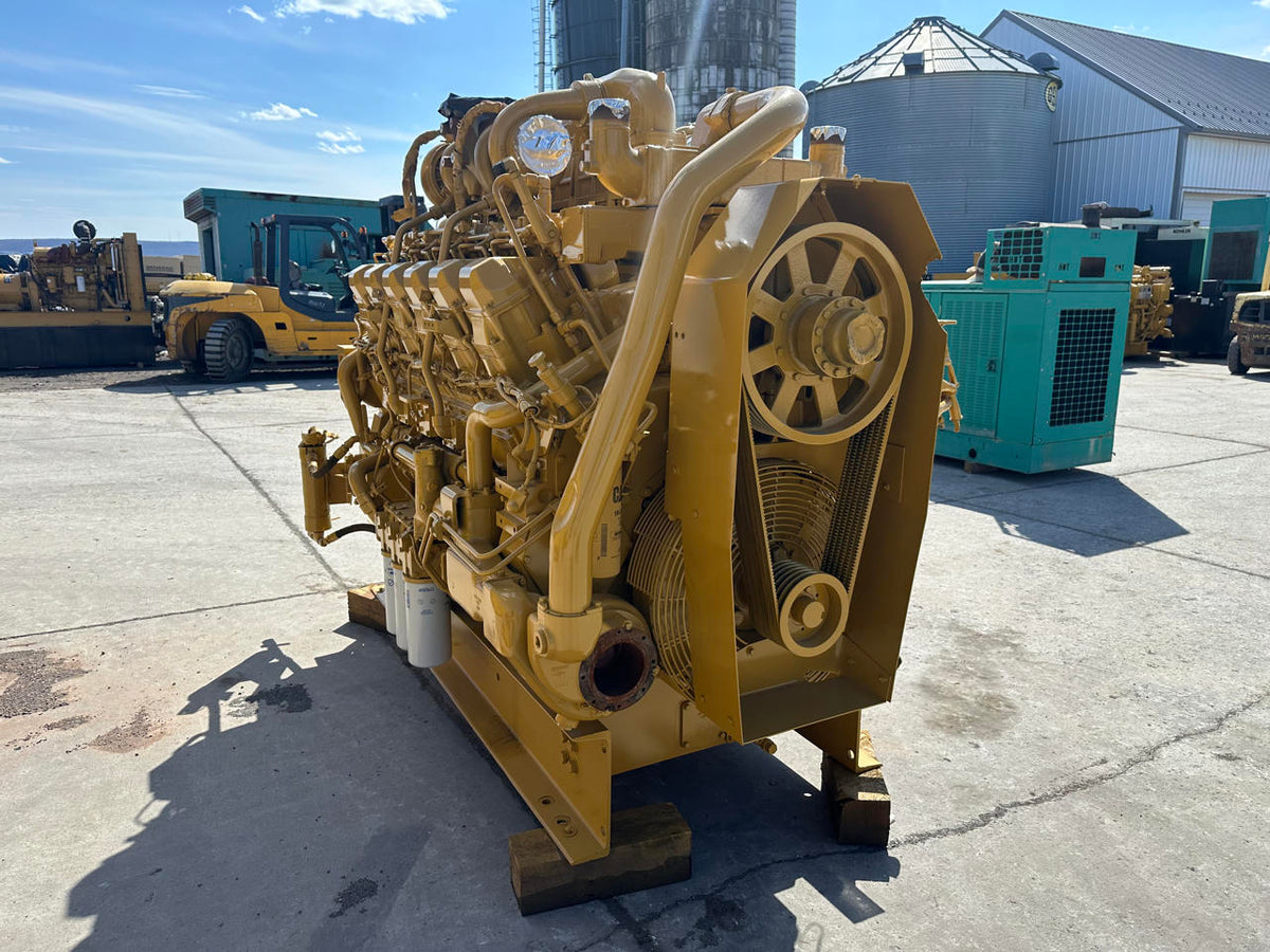 3512B CAT Industrial Engine Take Out of Genset 750 Hours since new DSLP1296