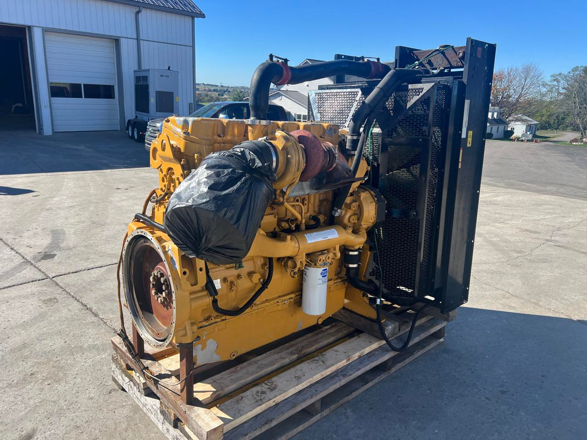 C15 CAT Industrial Powerunit with Radiator Year  2011 5030 Hours 600 HP @ 1800 RPM US EPA Tier 3 Pre  Emission Engine DSLP1308