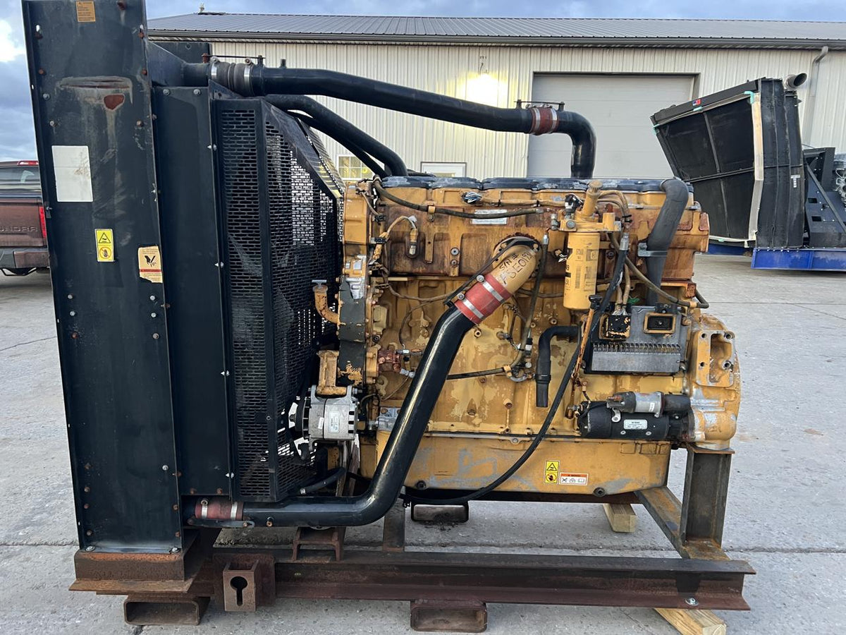 C15 CAT Industrial Engine Power Unit with Radiator 619 HP at 1800 RPM  Year  2008 7687 Hours US EPA Tier 3 Pre Emission Engine DSLP1309